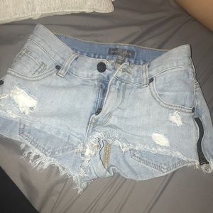 jean shorts